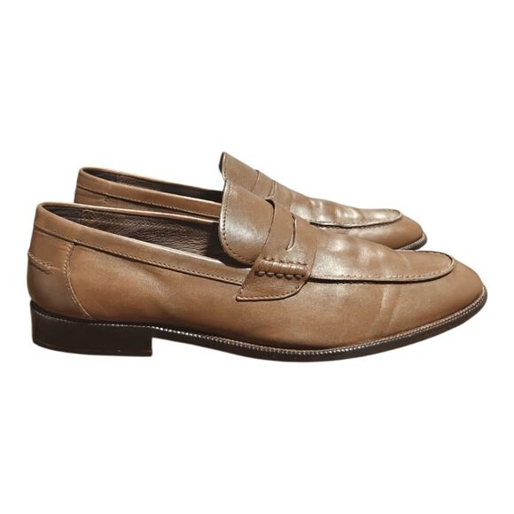 BLAKE MCKAY Brown Leather Penny Loafers Size 11.5 main image 6